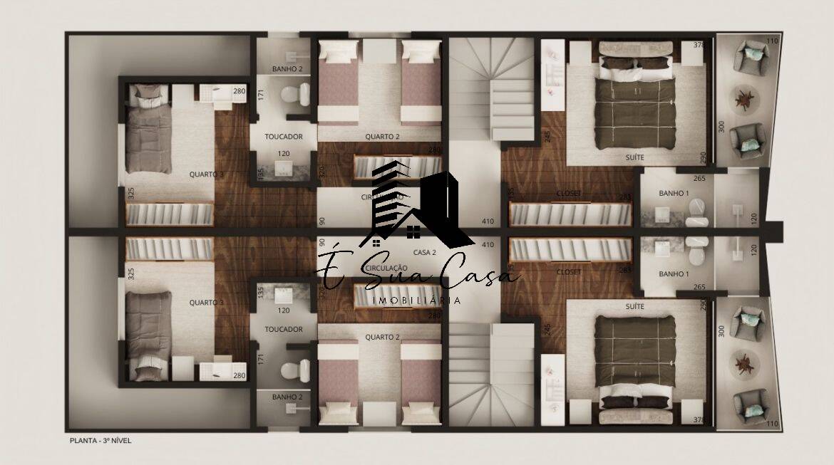 Casa, 3 quartos, 172 m² - Foto 3