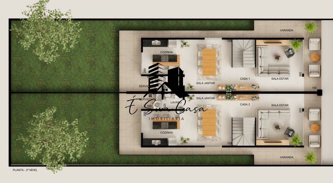 Casa, 3 quartos, 172 m² - Foto 2