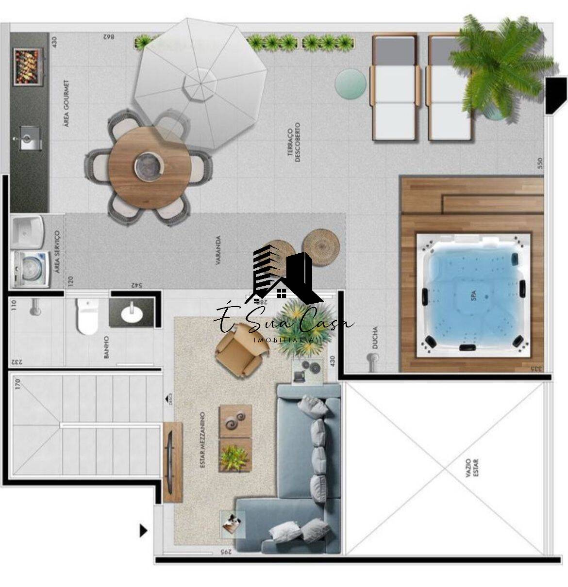 Cobertura, 2 quartos, 132 m² - Foto 2