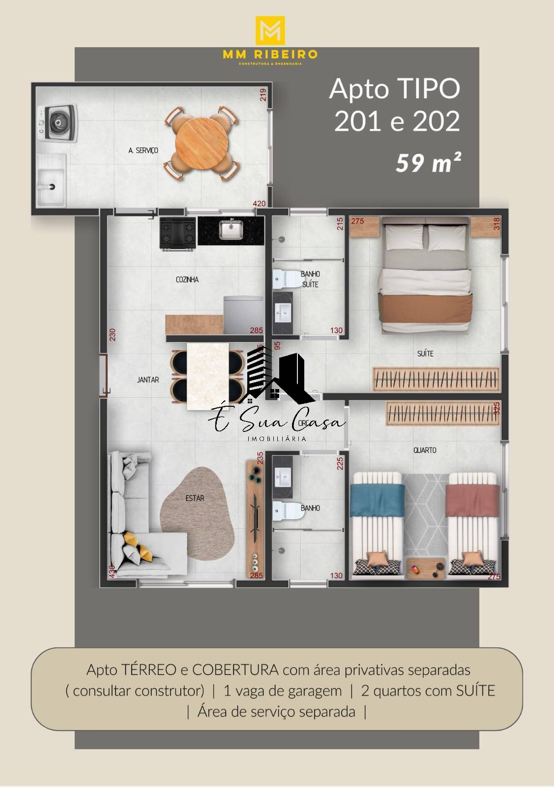 Apartamento à venda com 2 quartos, 59m² - Foto 81