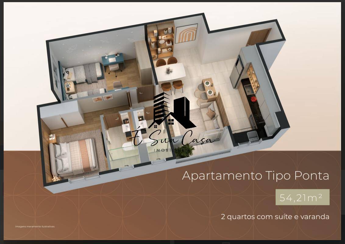 Apartamento, 2 quartos, 54 m² - Foto 42