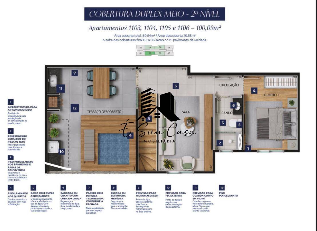 Apartamento, 2 quartos, 54 m² - Foto 7