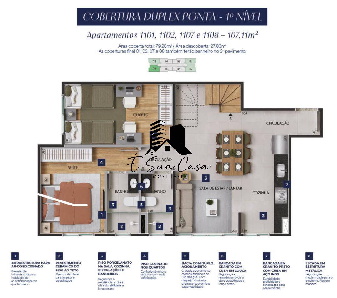 Apartamento, 2 quartos, 54 m² - Foto 9