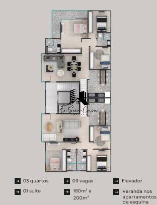 Apartamento à venda com 3 quartos, 100m² - Foto 6