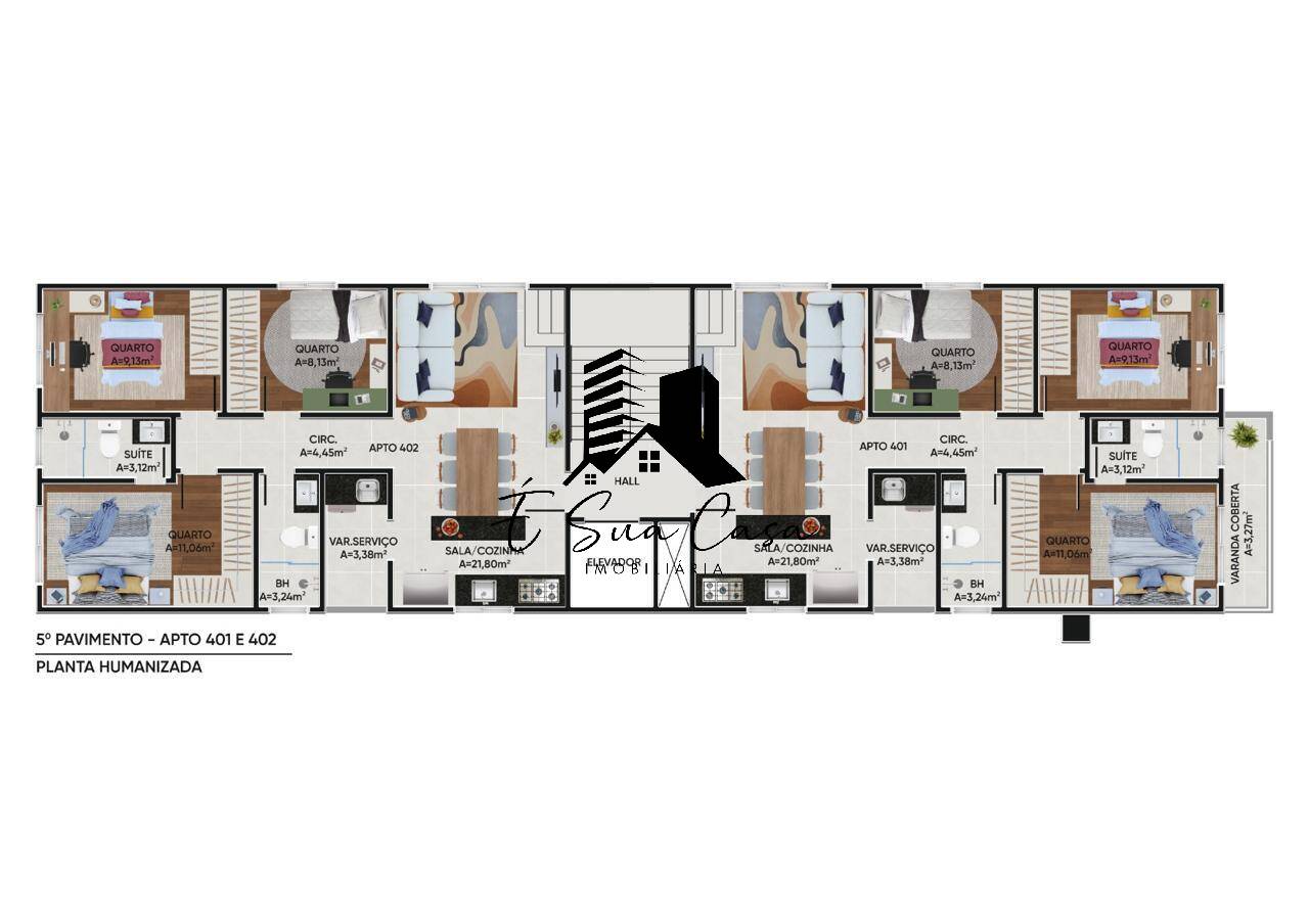 Apartamento à venda com 3 quartos, 87m² - Foto 26