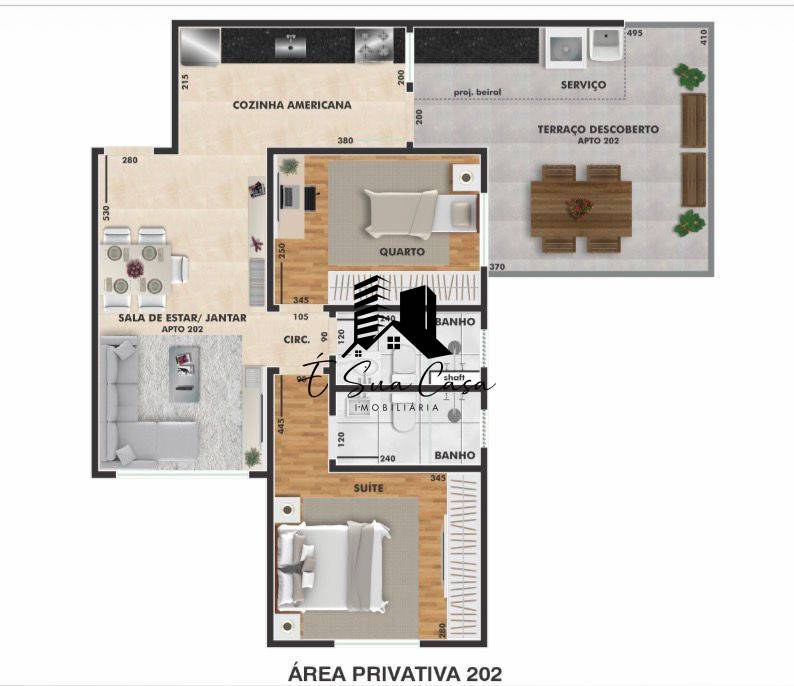 Cobertura, 2 quartos, 130 m² - Foto 5