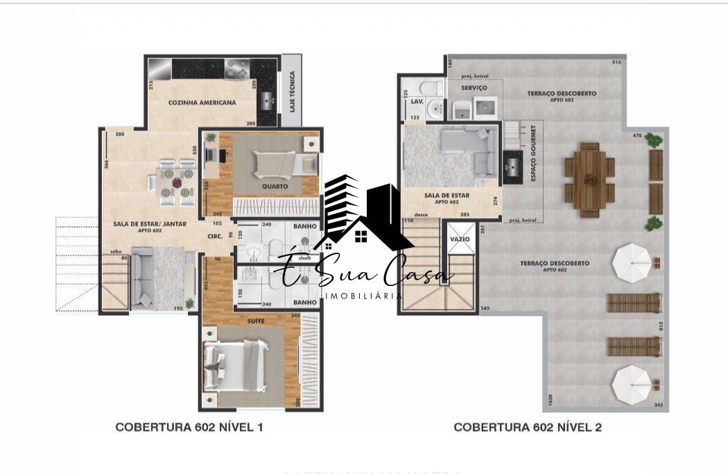 Cobertura, 2 quartos, 130 m² - Foto 19