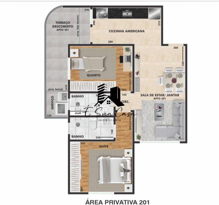 Apartamento, 2 quartos, 60 m² - Foto 4