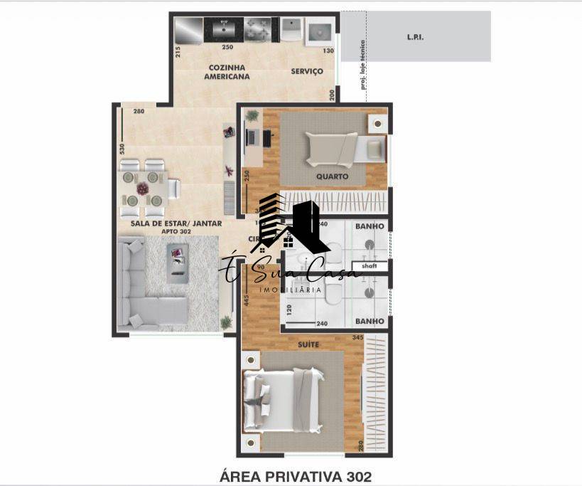 Apartamento, 2 quartos, 60 m² - Foto 7