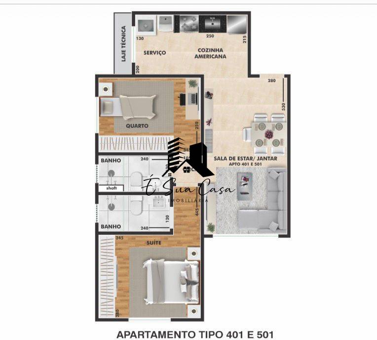Apartamento, 2 quartos, 60 m² - Foto 10