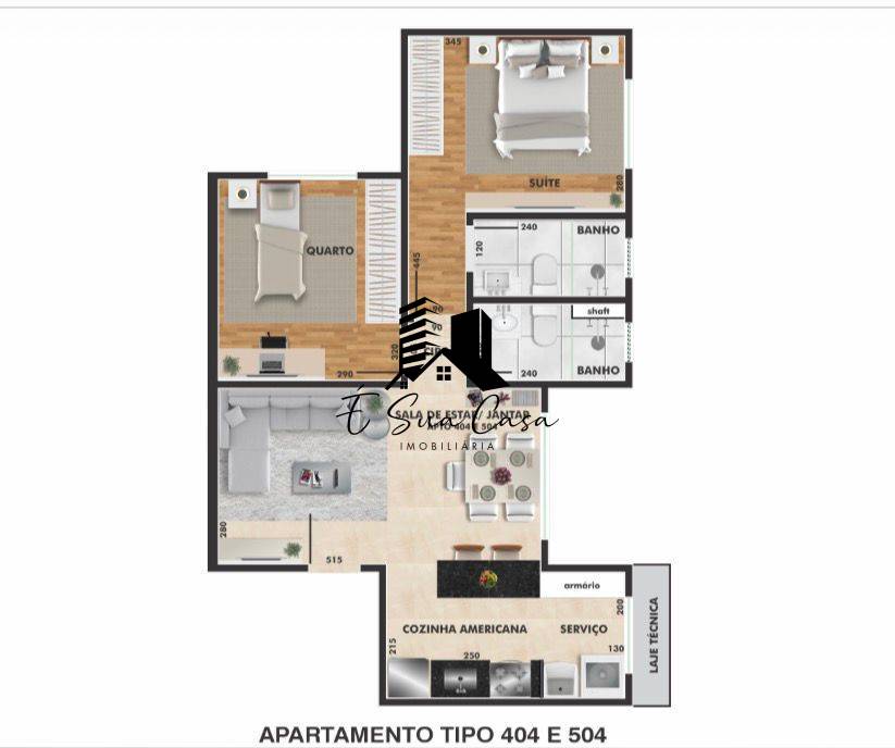 Apartamento, 2 quartos, 60 m² - Foto 13
